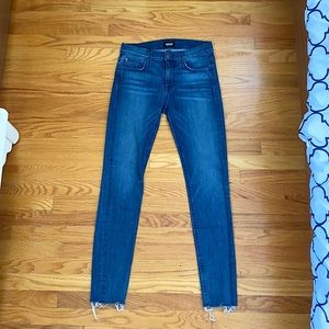 Hudson Jeans Nico Mid Rise Raw Hem